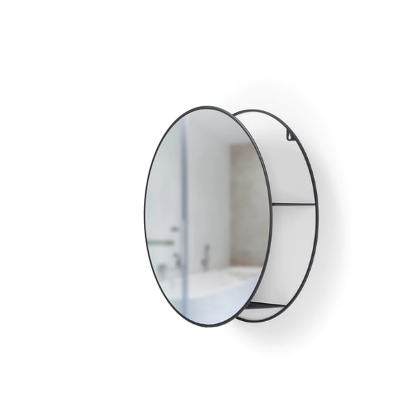 Καθρέπτης Cirko Mirror and Storage Unit Black Umbra